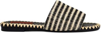 Simon Miller Sandali slides Raffia Salerno - Nero
