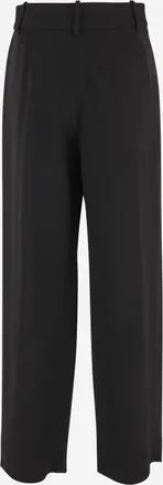 Giorgio Armani Womens Silk Trousers Black