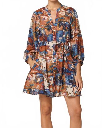 Cleobella Delilah Mini Dress In Murano Print