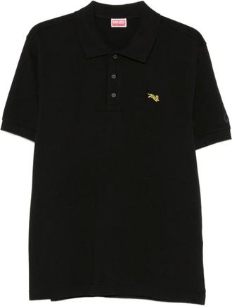Kenzo Jumping Tiger Slim Polo - male - Kenzo - Polo Shirts - Black - S - Tops