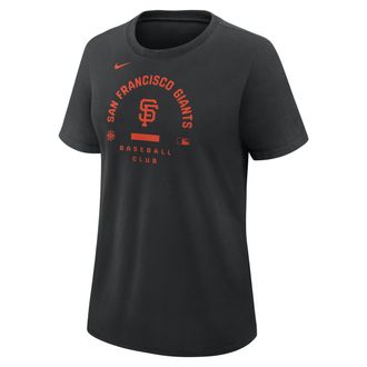 Nike San Francisco Giants Authentic Collection Early Work Nike Womens Dri-FIT MLB T-Shirt in Black | 03N800AGIA-HXK