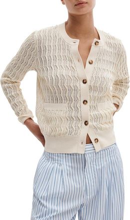 Rag & Bone Leslie Knit Cardigan in Ivory at Nordstrom, Size Xx-Small