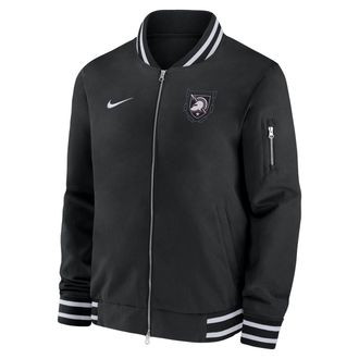Nike Army Rivalry Collection Nike Mens College Full-Zip Bomber Jacket in Black | M62424AR14-00A