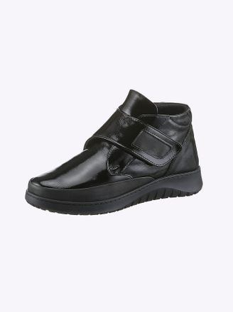 Casual Looks Stiefelette CASUAL LOOKS, Damen, Gr. 37, schwarz, Lackleder, Schuhe Stiefelette