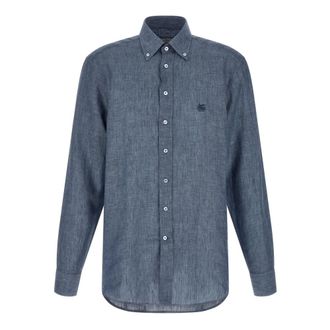 Etro Hombre, Camisas, Azul, Talla: 3XL