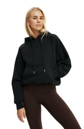 Cotton On Womens Active Plush Essential Raglan Hoodie in Black at Nordstrom, Size Xx-Small