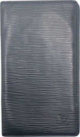 Louis Vuitton Epi Black Epi Leather Long Wallet (Bi-Fold) (Pre-Owned)