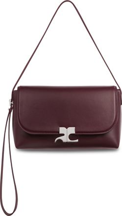 Courr&egrave;ges Nappa Leather Icotype Shoulder Bag