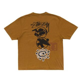 St&uuml;ssy x Always Do What You Should Do Stack T-Shirt Caramel 3904049-CARM