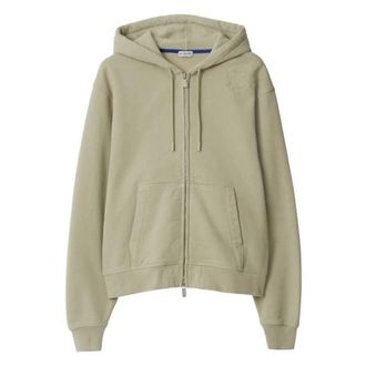 Burberry Equestrian Knight Patch Zip Hoodie, Size Large