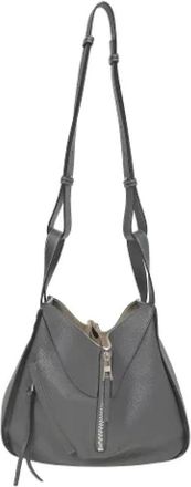Loewe Pre-owned Shoulder Bags, female, Gray, Size: ONE SIZE Pre-owned Leather shoulder-bags