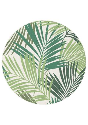 AFK Living Alfombra hecha a mano en yute beige 160 x 160 cm