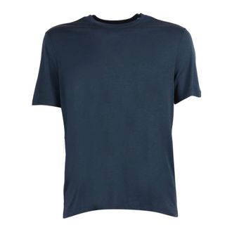Majestic Filatures Majestic Filatures, T-Shirts, female, Blue, Size: XL T-shirt girocollo manica corta