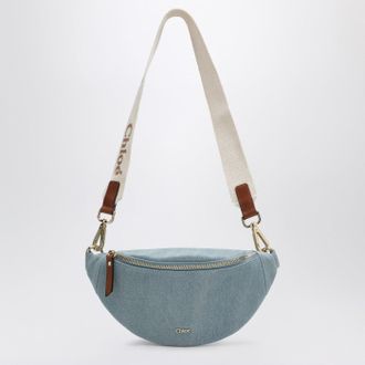 Chlo&eacute; Borsa marsupio blu denim