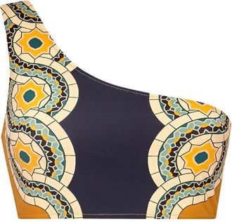 La DoubleJ Goddess One-Shoulder Badpak - Dames - Bikinis - Blauw - S - Badmode
