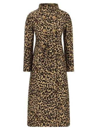 Valentino Garavani Coat Valentino Garavani Animal Print Cloth