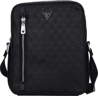 Guess Tassen, Heren, Zwart, ONE Size, Leer, Torino Messenger Bag