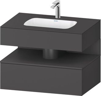 Duravit Qatego Lavabo Encastrado Con Base De Lavabo Consola, - Duravit