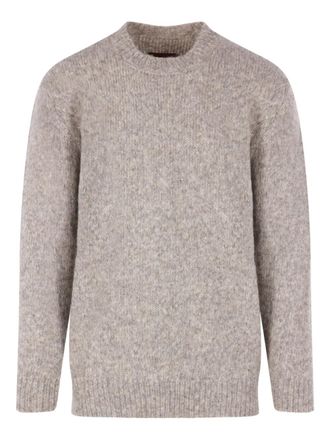 MONITALY crew-neck sweater - Neutrals