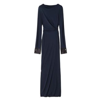 Lanvin Maxi Dresses, female, Blue, Size: M Lanvin Dresses Blue