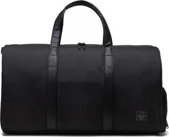 Herschel Novel Recycled Nylon Duffle Bag in Black Tonal at Nordstrom