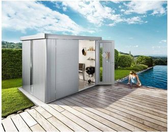 BIOHORT Caseta Metalica Biohort Neo 2b Color Plata Metalizada