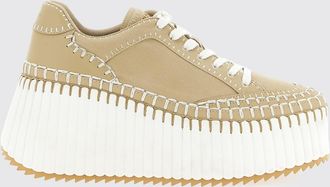 Chlo&eacute; Sneakers Nama Chlo&eacute; in canvas e pelle