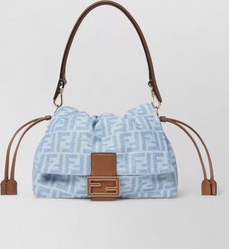 Fendi mamma baguette bucket bag adjustable strap