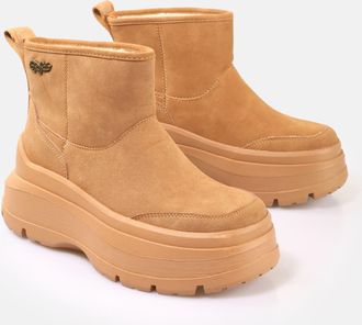 Buffalo Olympia Pull On LO Warm Dames Bruine Laarzen