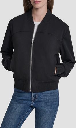 DKNY Scuba Bomber Jacket in Black at Nordstrom, Size X-Large