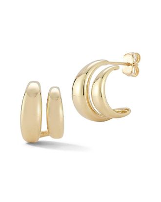 Ember Fine Jewelry 14K Double Hoop Earrings