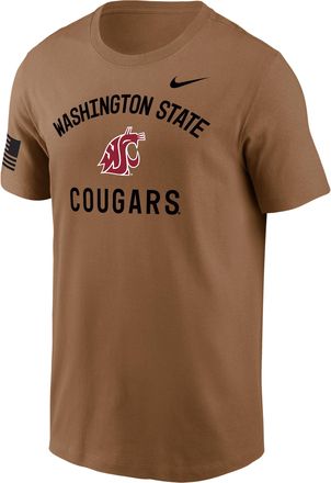Nike Washington State Cougars Nike Mens Dri-FIT College T-Shirt in Brown | IW0680-270