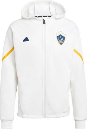 adidas Mens adidas White LA Galaxy 2024 Anthem Travel Raglan Sleeve Full-Zip Jacket at Nordstrom, Size Xxx-Large