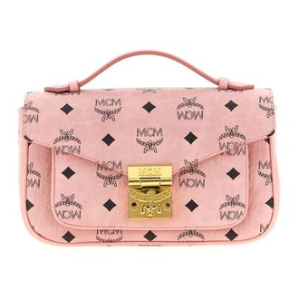 MCM Mcm, Dames, Tassen, Roze, Maat: ONE Size Katoen