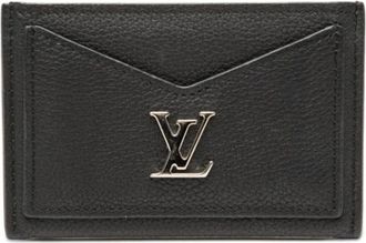 Louis Vuitton Pre-owned Wallets, female, Black, Size: ONE SIZE Pre-owned Card Holder