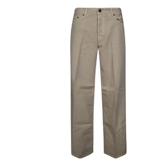 Haikure Straight Jeans, female, Brown, Size: W28 Straight Twill Jeans for Women