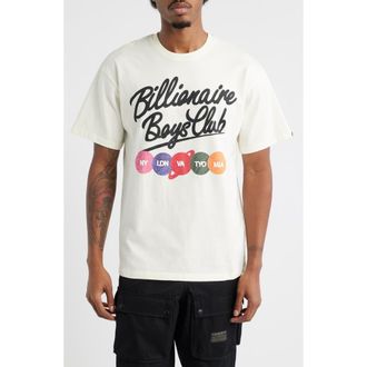 Billionaire Boys Club BB Align Cotton Graphic T-Shirt in Winter White at Nordstrom Rack, Size Xx-Large R