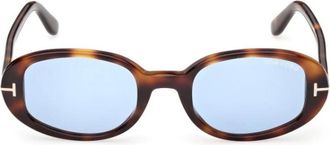 Tom Ford Sunglasses Ft1364 53 V Iggy Brown/Blue Women