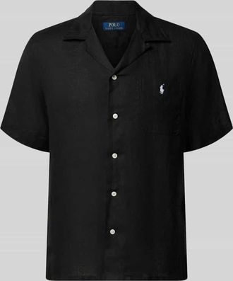 Polo Ralph Lauren Regular Fit Freizeithemd aus reinem Leinen in Black, Gr&ouml;&szlig;e XXL