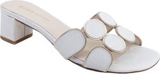 Koko + Palenki Womens Lively Leather Sandal In White