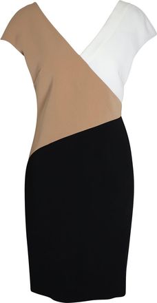 Diane Von Fürstenberg Diane Von Furstenberg Color-Block Dress in Multicolor Triacetate