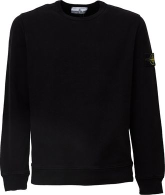 Stone Island Brushed Organic Cotton Fleece Sweatshirt