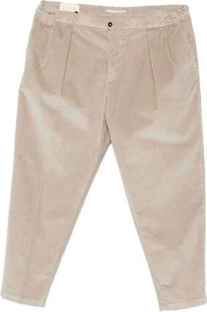 BRIGLIA 1949 Heren, Broeken, Beige, Maat: 2XL Katoen
