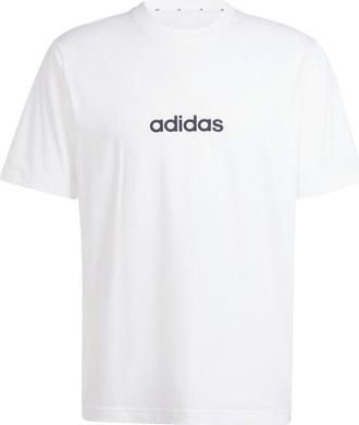 adidas Linear Single Jersey Tee T-Shirt f&uuml;r Herren | wei&szlig;