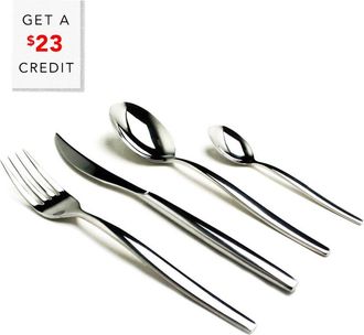 Mepra Sassonia 24Pc Flatware Set With $23 Credit