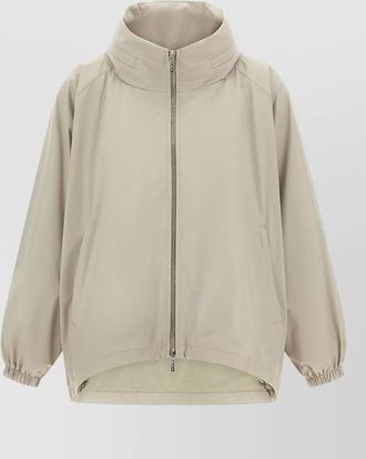 Moorer lehua jacket acqua collection high collar