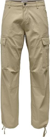 Only & Sons Pantalone Cargo Ray Life 0020 Ribstop - Heren - Straight fit broeken - Groen - W30 - Broeken