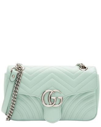 Gucci Matelass&eacute; Gg Marmont Medium Flap Bag (Authentic Pre-Loved)