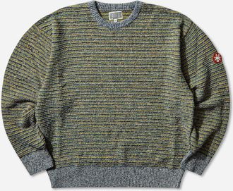 Cav Empt Men s Mix Colours Border Knit Sweater Multicolor