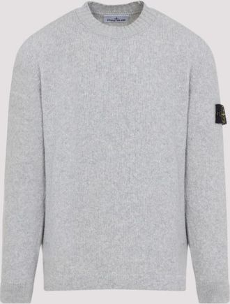 Stone Island Grey Logo Sweater